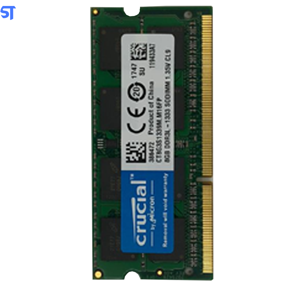 Memória Ram Notebook 8GB DDR3L 1333Mhz - Crucial